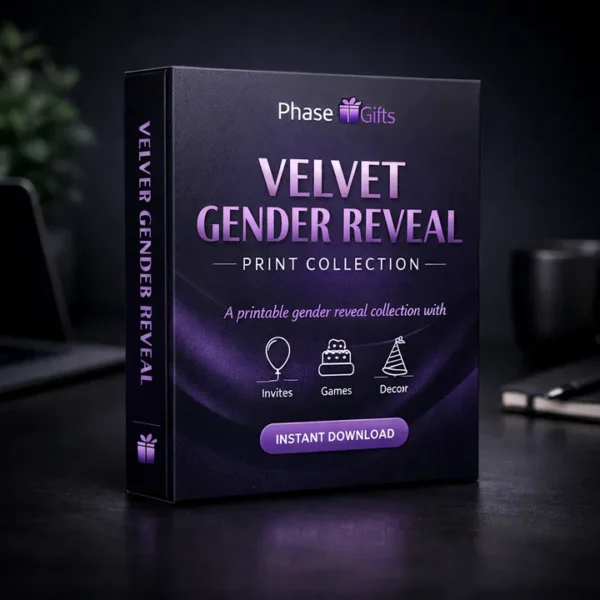 Velvet Gender Reveal Print Collection