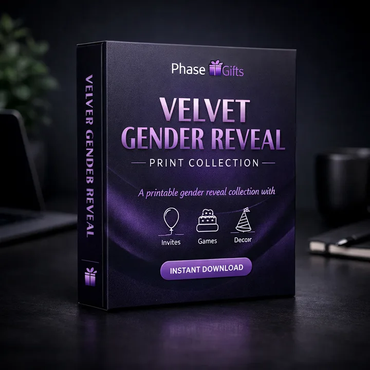 Velvet Gender Reveal Print Collection