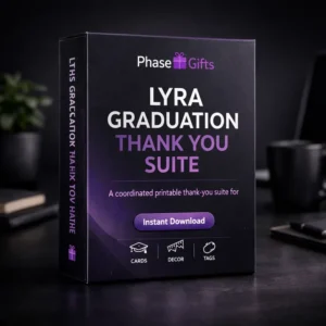 Lyra Graduation Thank You Suite