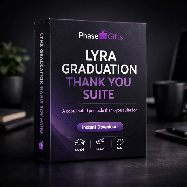 Lyra Graduation Thank You Suite