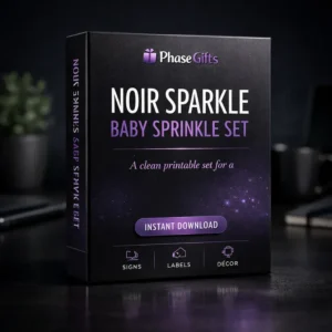 Noir Sparkle Baby Sprinkle Set